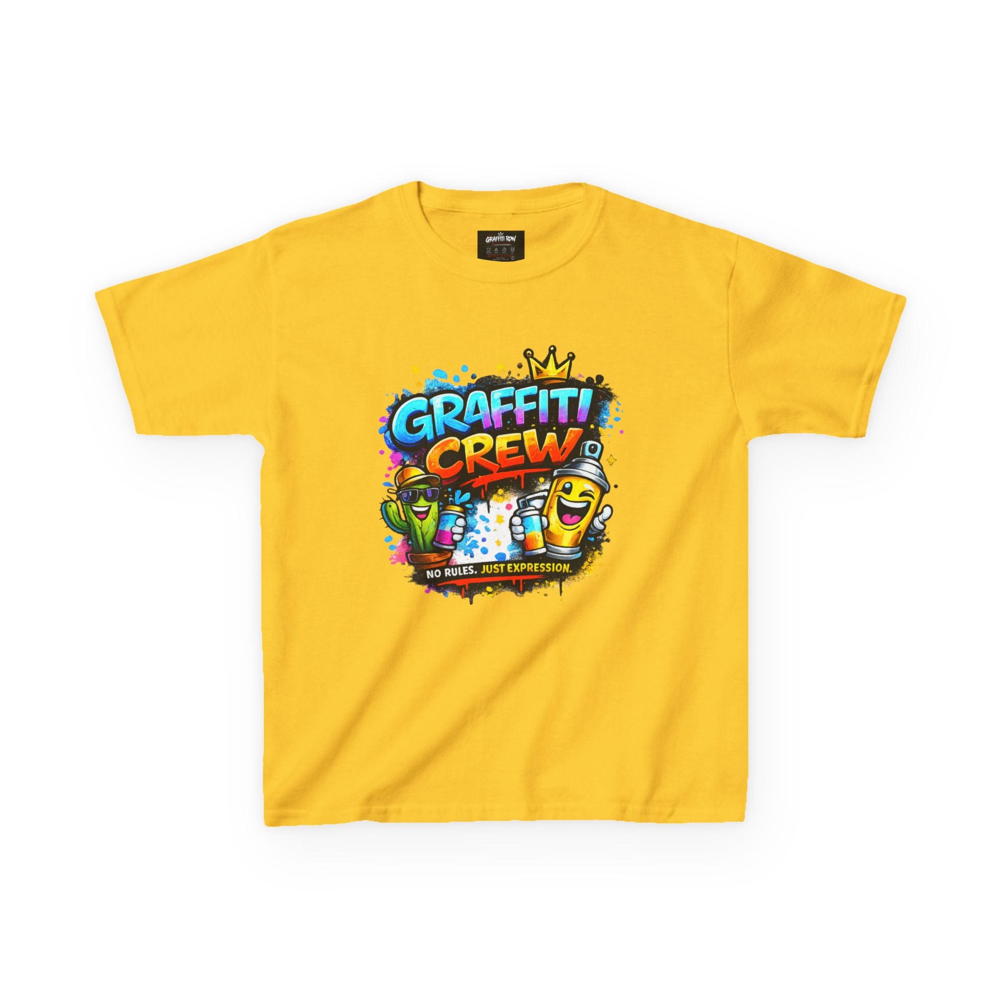 Graffiti Crew Kids T‑Shirt — Colorful Street Art Tee for Boys & Girls