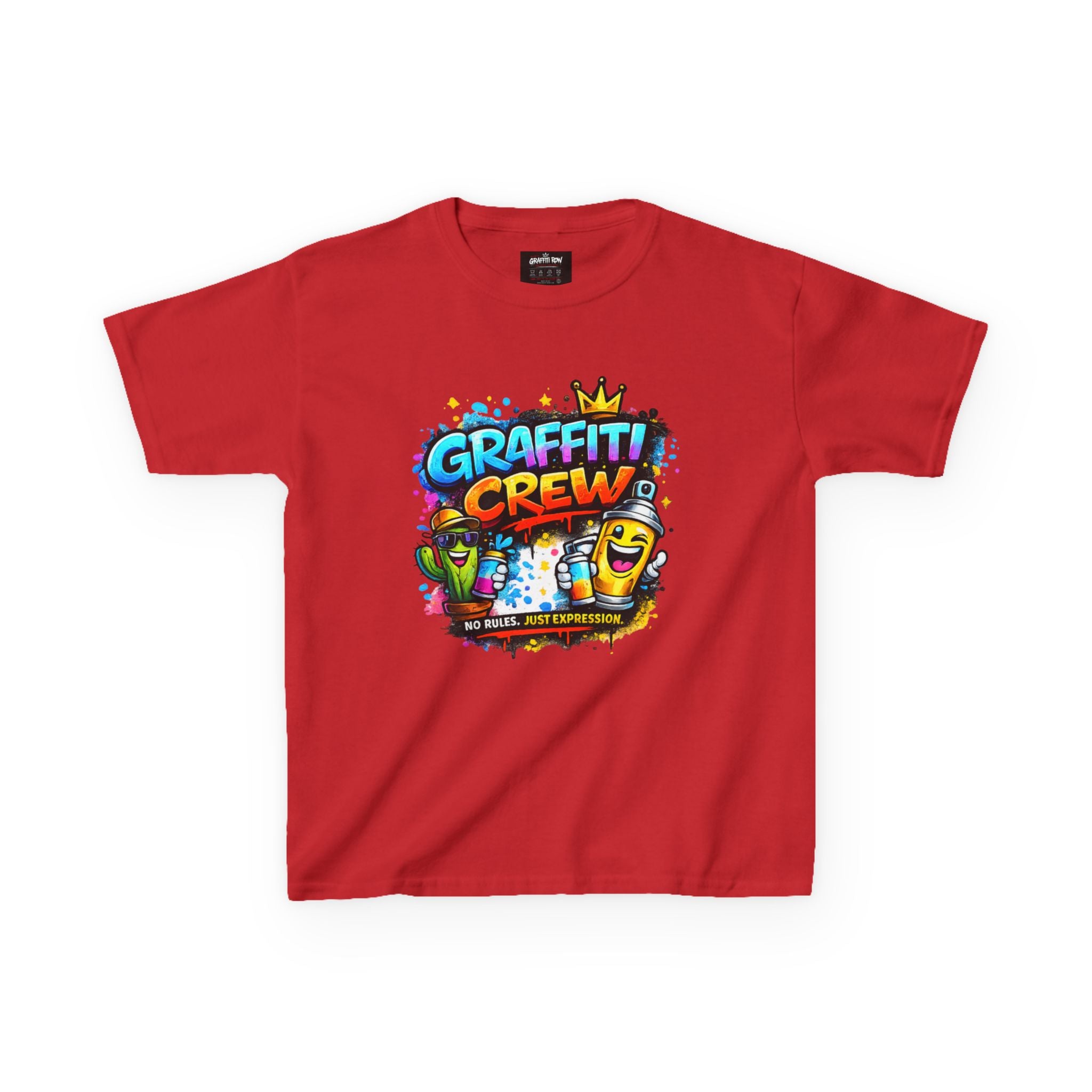 Graffiti Crew Kids T‑Shirt — Colorful Street Art Tee for Boys & Girls