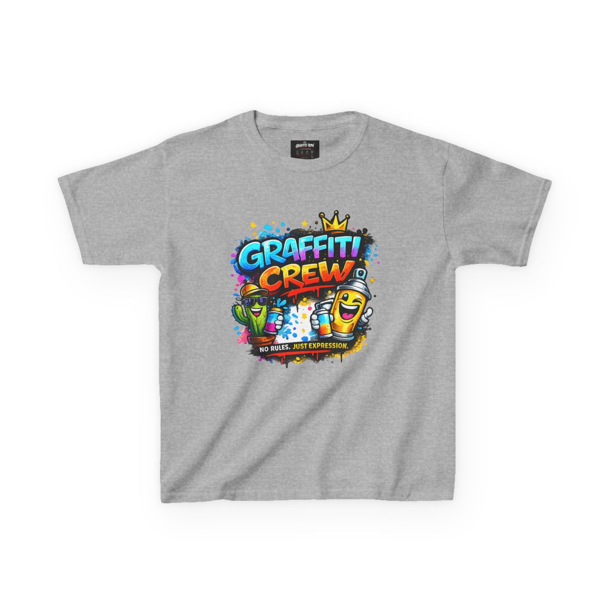 Graffiti Crew Kids T‑Shirt — Colorful Street Art Tee for Boys & Girls