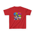 Kids Tee — Colorful 'Graffiti GROW' Street Art Puppy Shirt