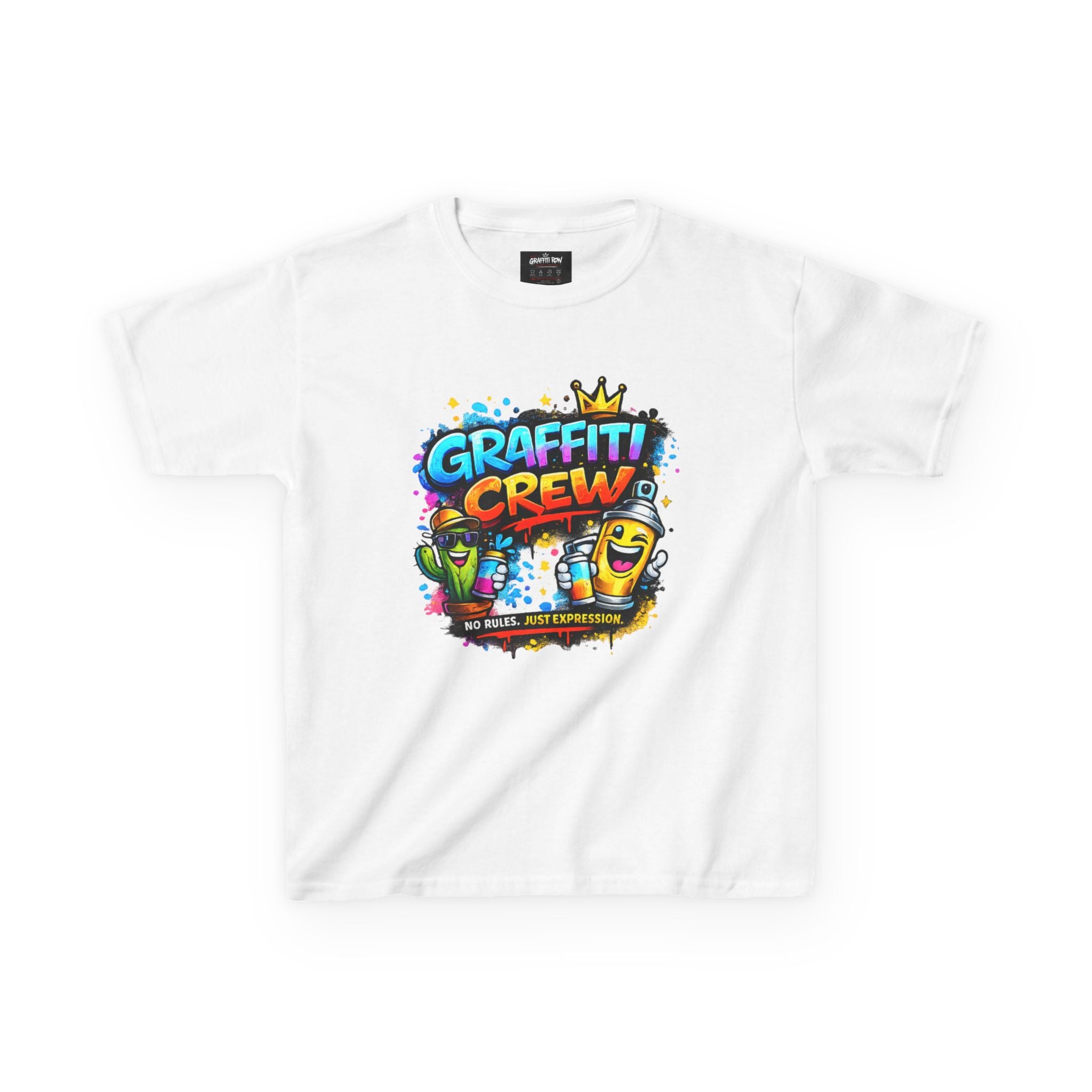Graffiti Crew Kids T‑Shirt — Colorful Street Art Tee for Boys & Girls